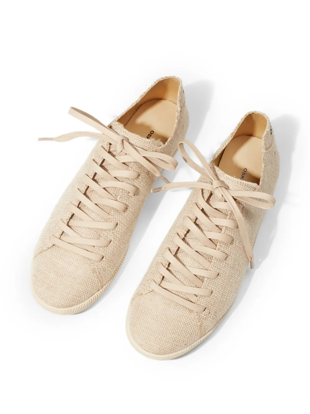 Osklen Getextureerde sneakers Beige
