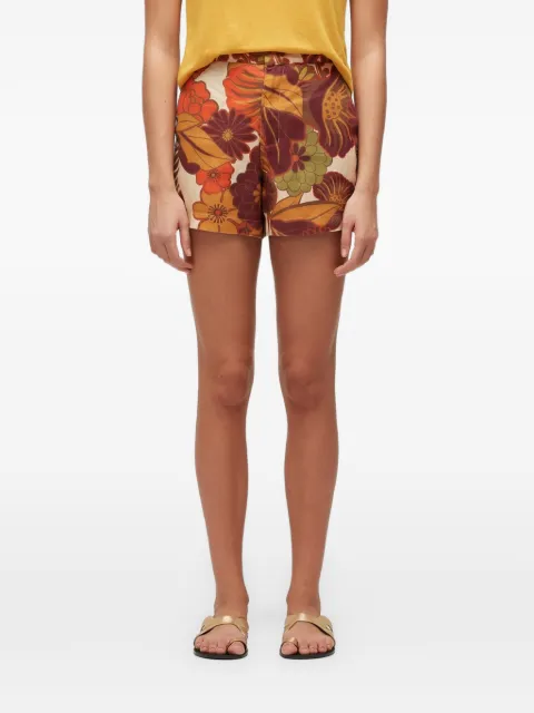 Osklen shorts con estampado floral