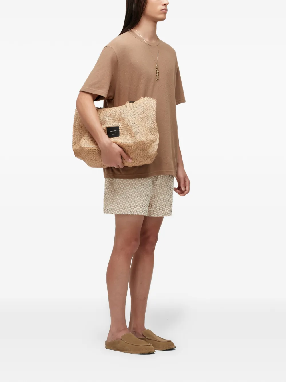 Osklen crew-neck T-shirt - Bruin