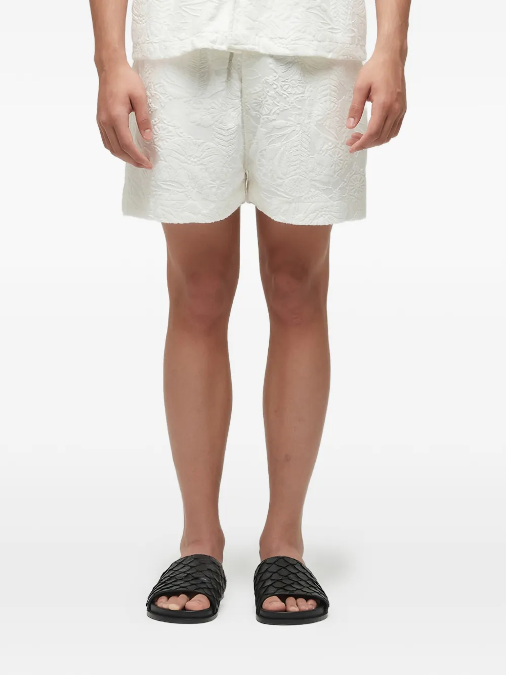 Osklen jacquard bermuda shorts | White | Image 1
