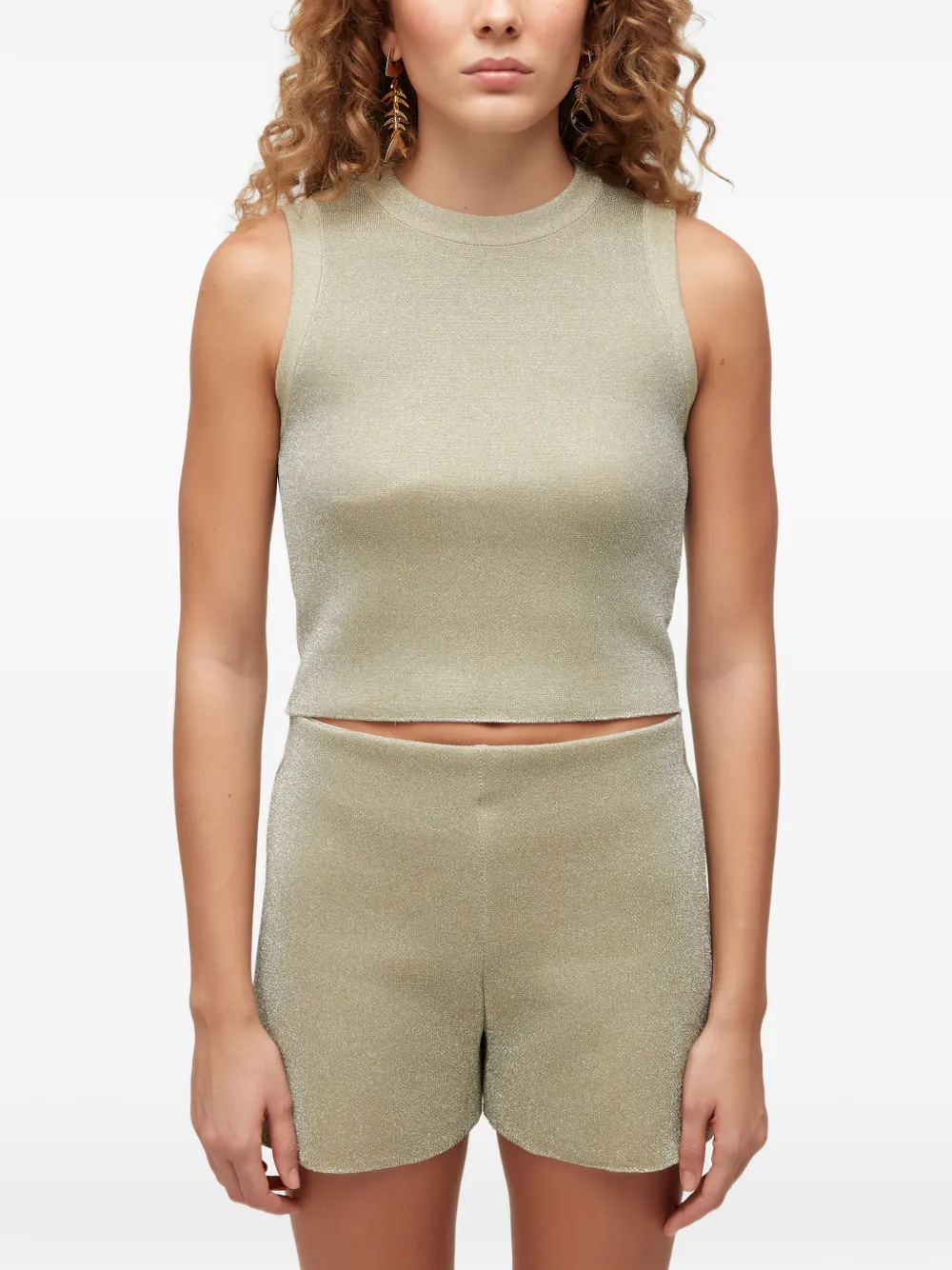 Osklen cropped top | Neutrals | Image 1