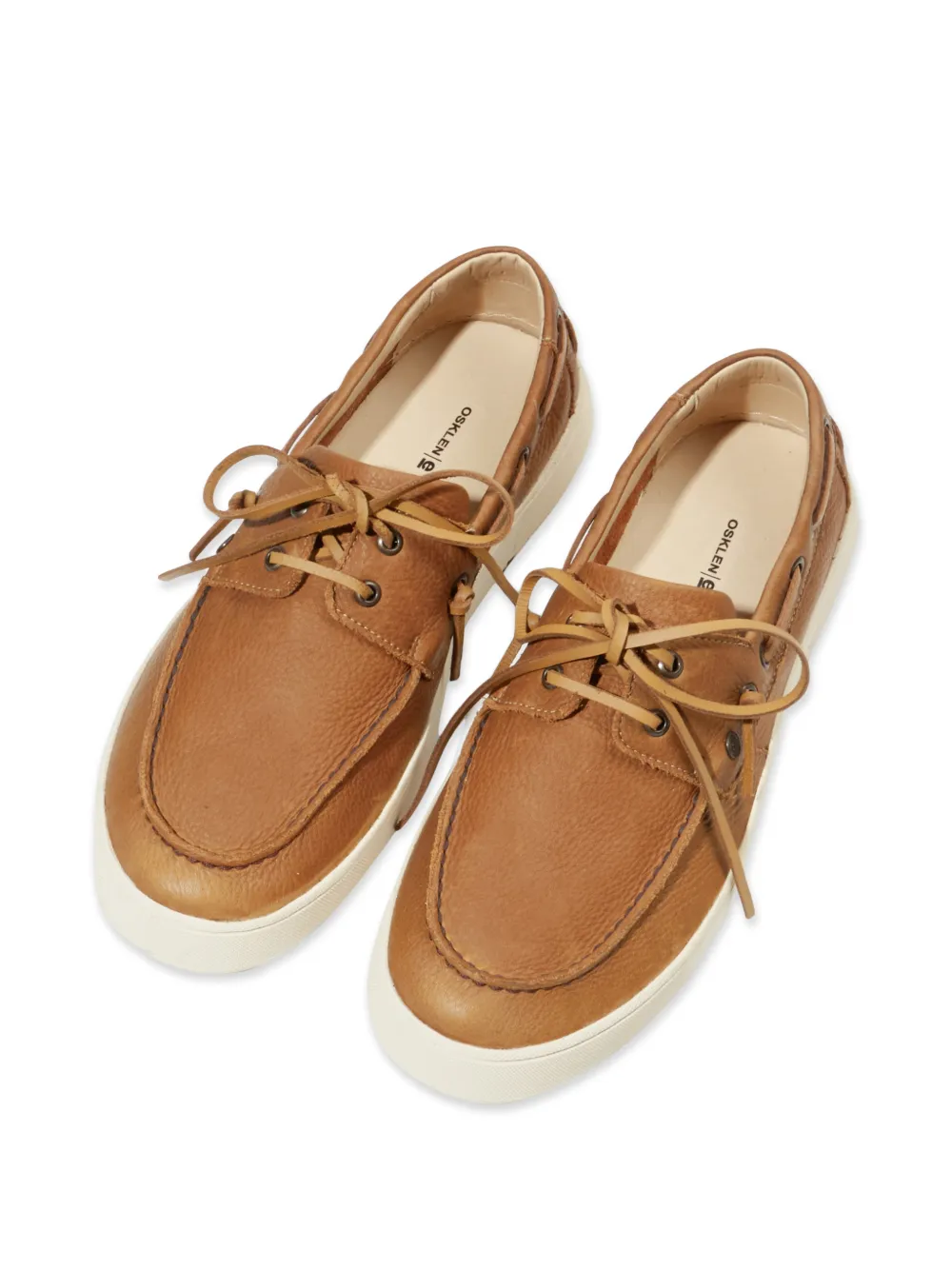 Osklen Soho Dockside laced leather boat shoes | Image 2