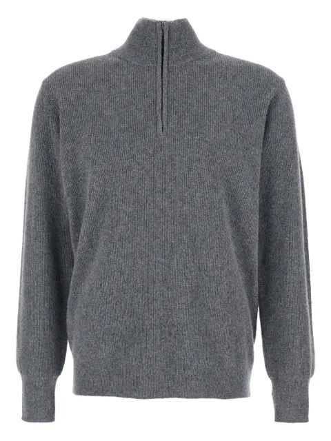 Roberto Collina high neck ribbed knit sweater