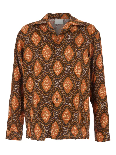 Drôle De Monsieur Camicia La Chemise Médaillon con colletto largo