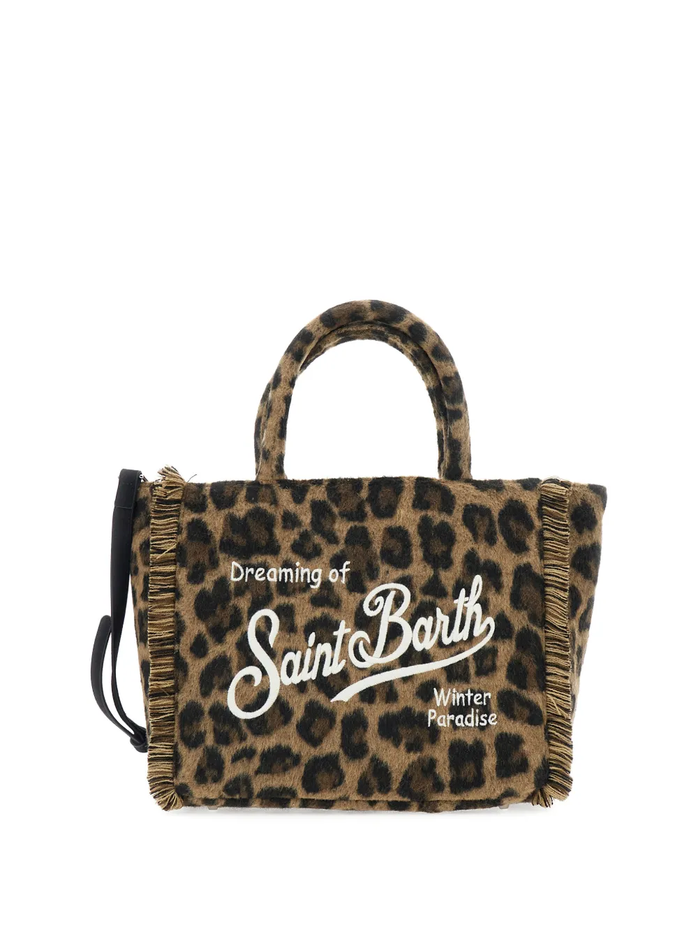 MC2 Saint Barth Kids Colette leopard-print tote bag - Marrone