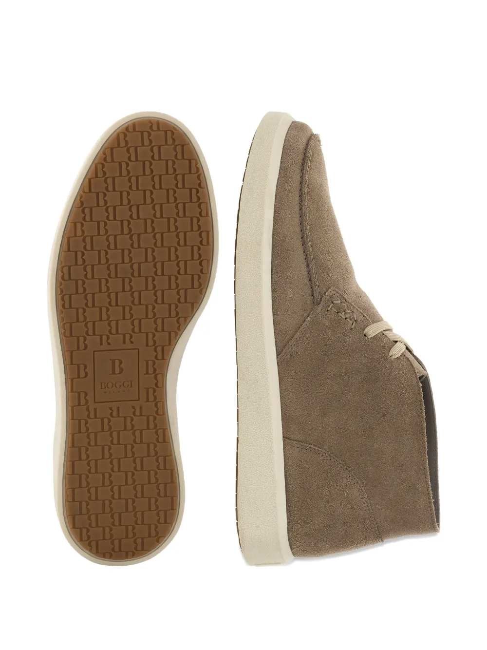 Boggi Milano Cirrus suède desert boots Beige