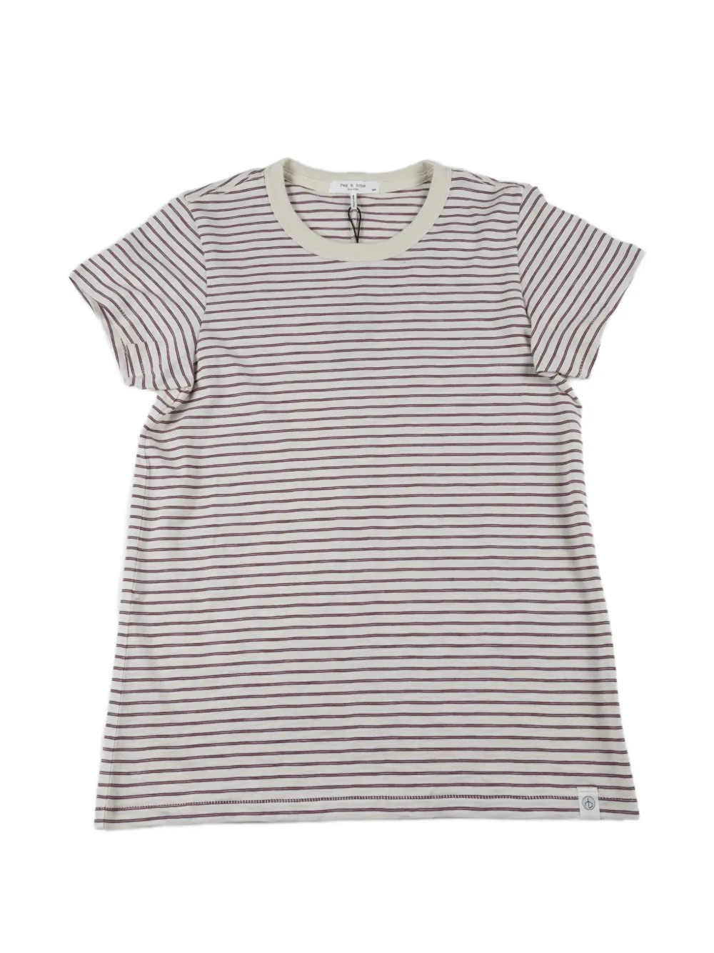 rag & bone Slub striped T-shirt - Toni neutri