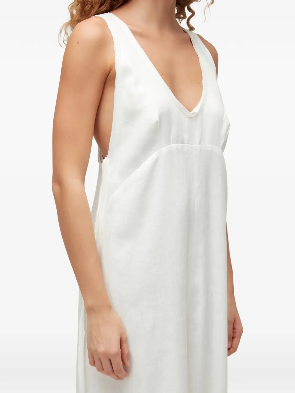  Osklen Frayed Jumpsuit - White 