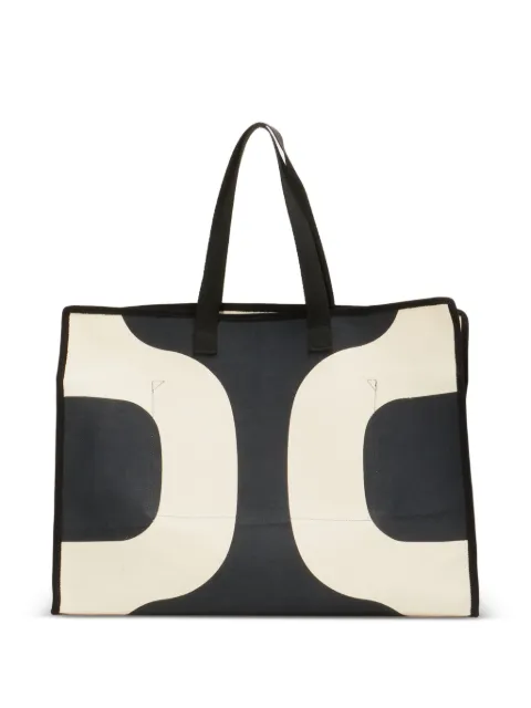 Osklen tote con diseño de dos tonos