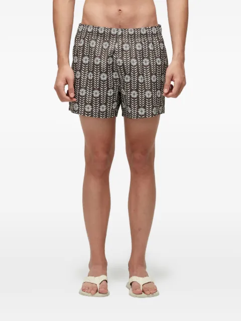 Osklen short de bain à fleurs