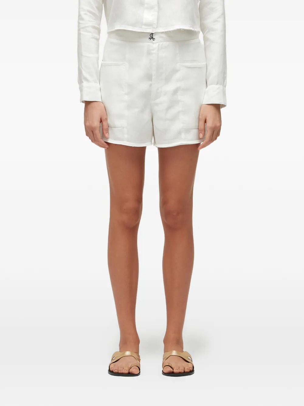 Osklen front-pockets shorts | blanco | Image 1