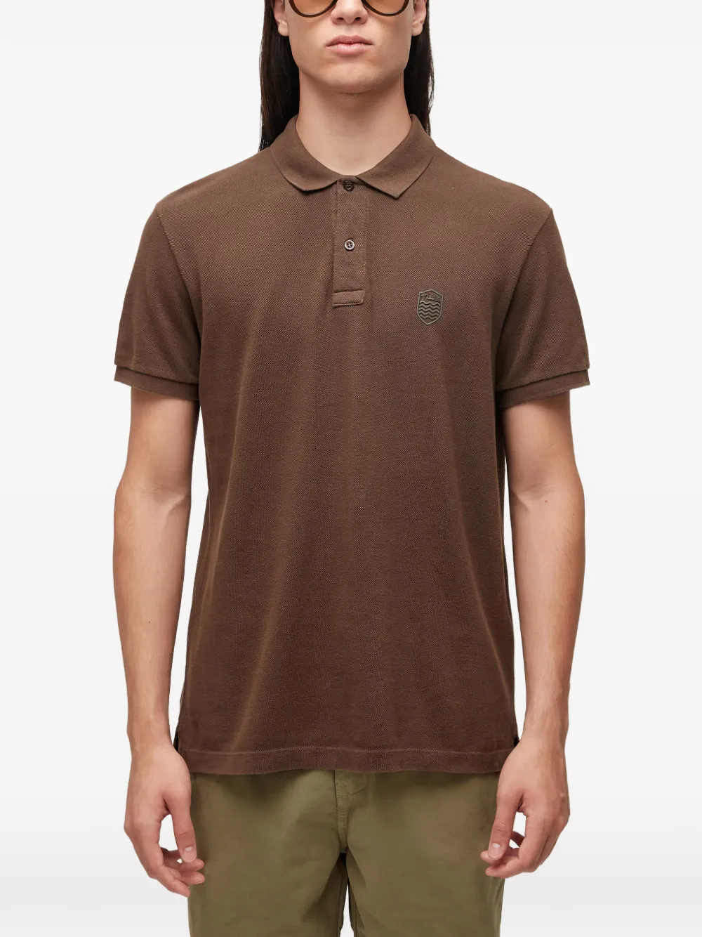 Osklen Poloshirt mit kurzen Ärmeln - Braun