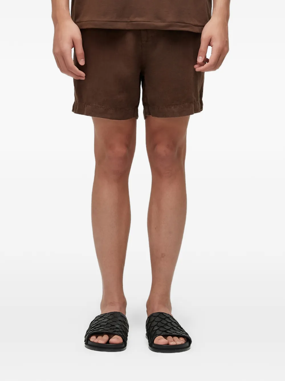 Osklen side-pocket bermuda shorts | Brown | Image 1