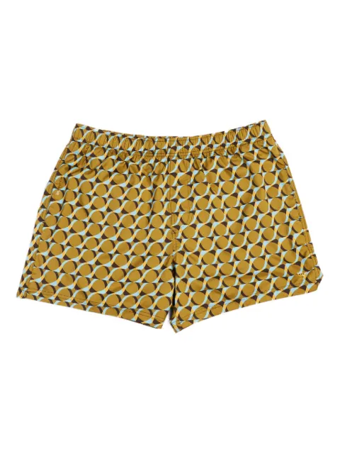 Osklen graphic-waves swim shorts