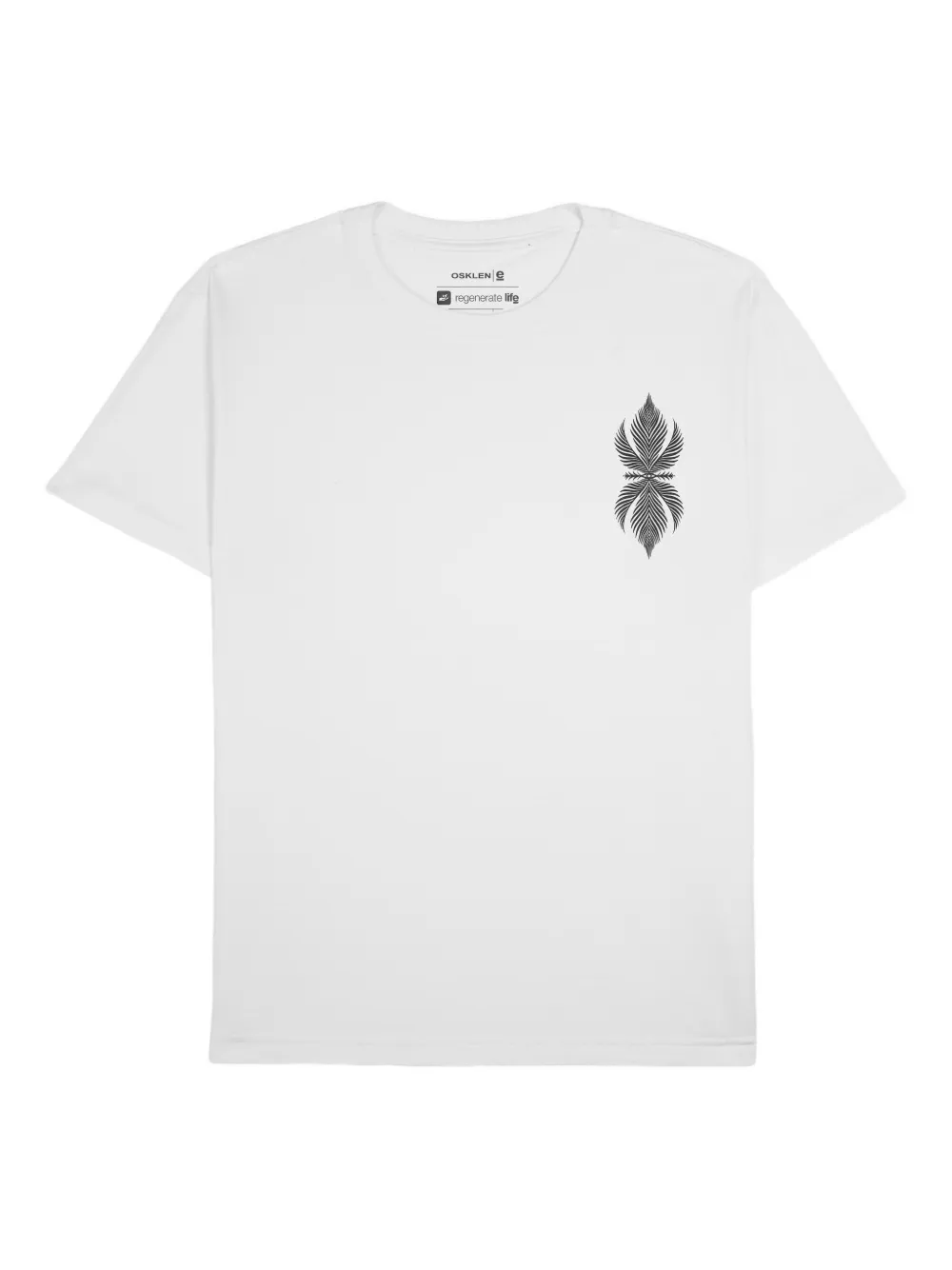 Osklen leaf-print T-shirt | White | Image 1