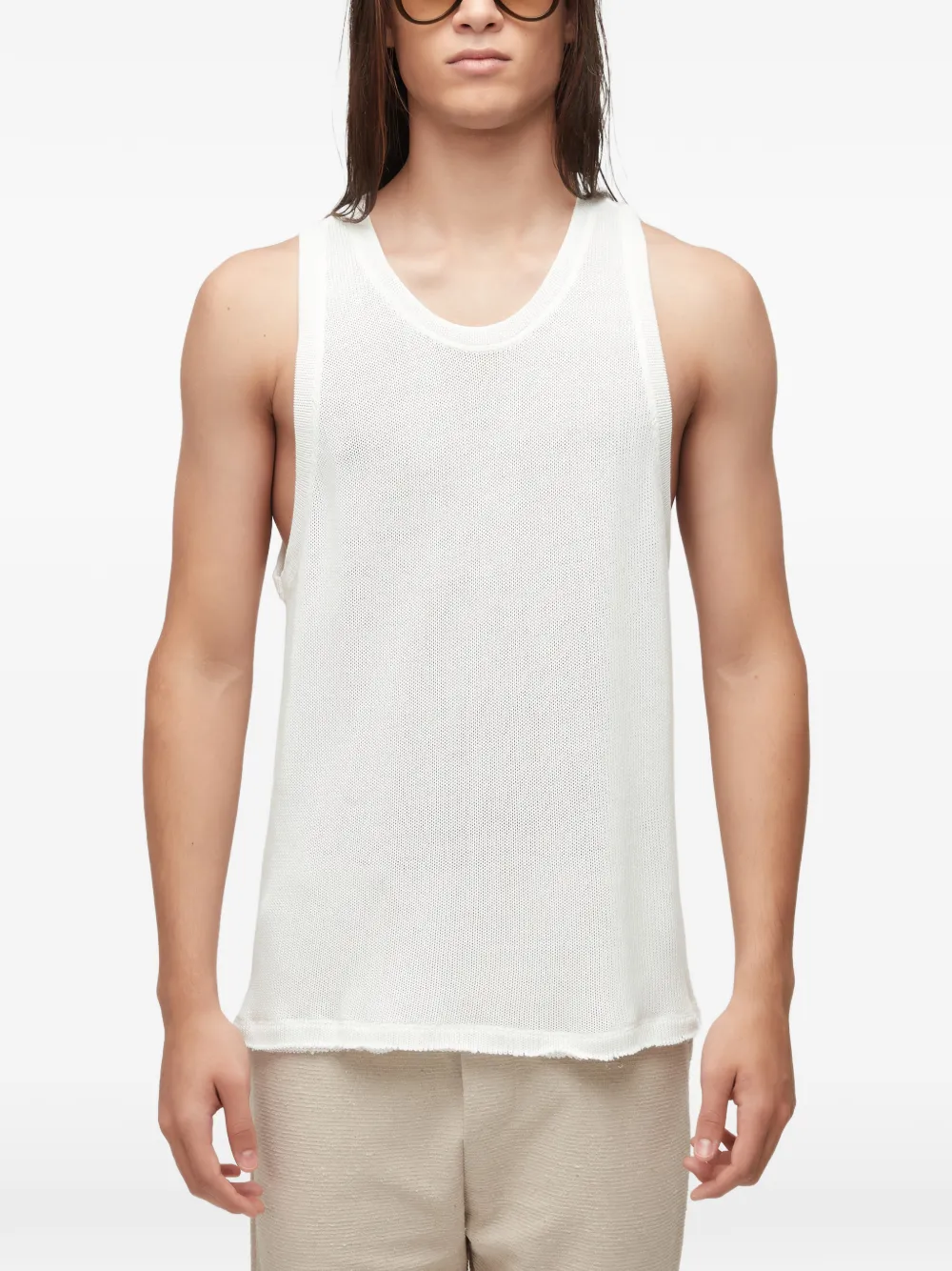 Osklen sleeveless vest | White | Image 1