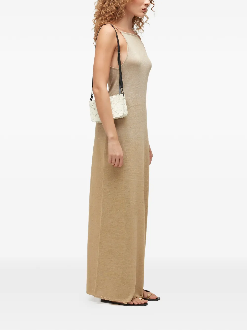 Osklen Mouwloze maxi-jurk - Beige