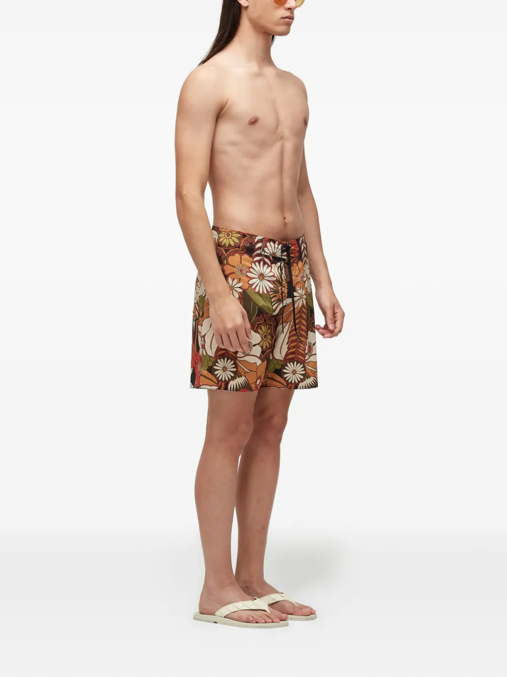 Osklen Gargen Party floral-print bermuda shorts - Bruin