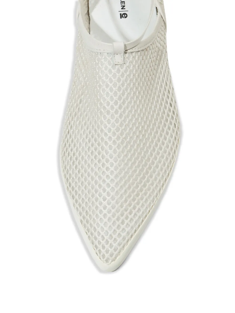 Osklen Mesh ballerina's met veters Wit