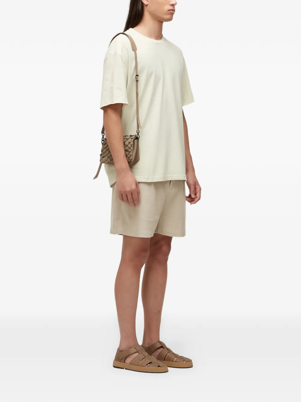 Osklen T-shirt met ronde hals - Beige