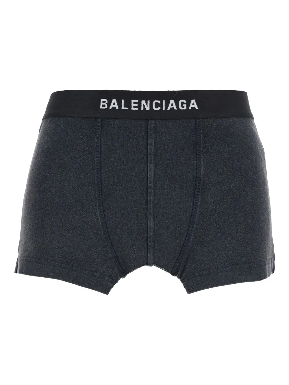 Balenciaga Rock mit Cut-Out-Slip - Grau