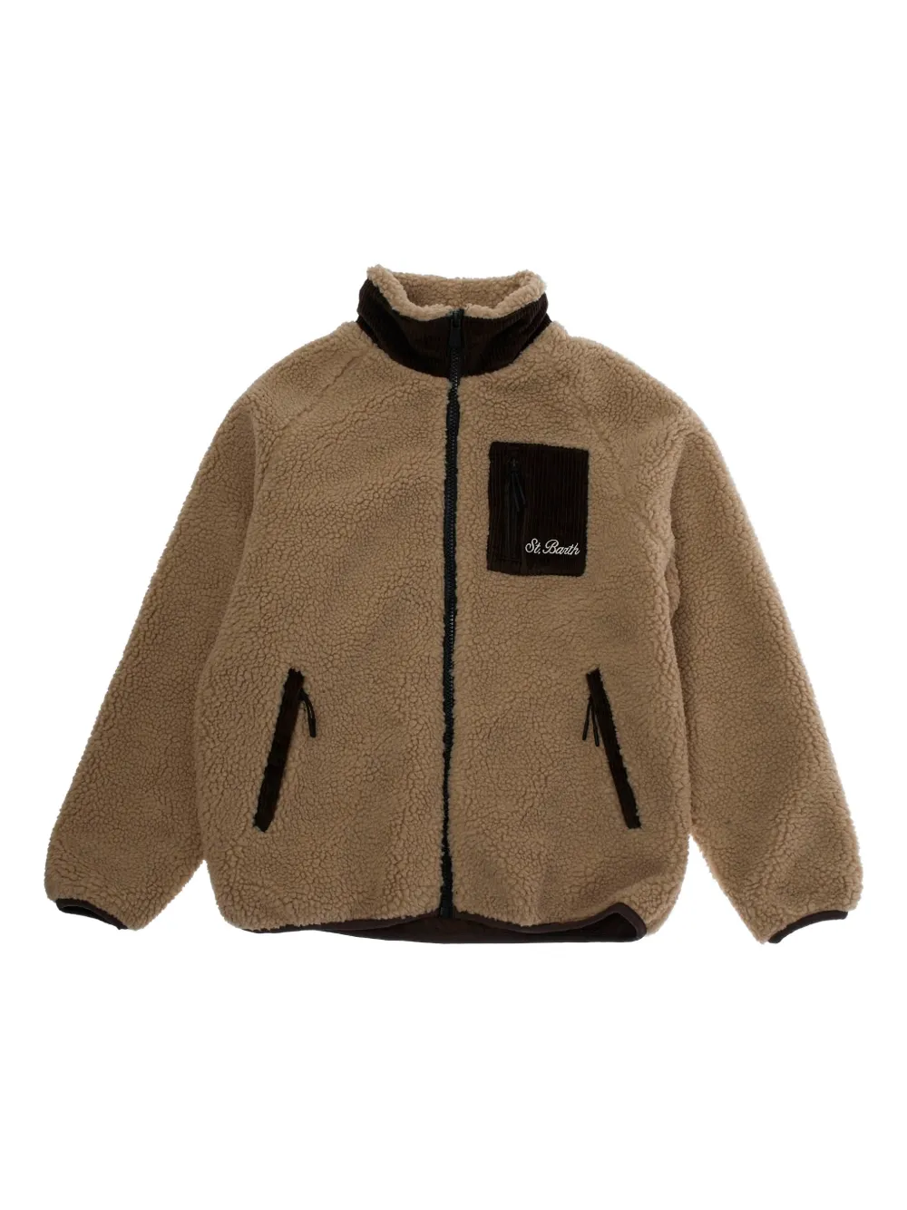 MC2 Saint Barth Kids x Peanuts patch-pocket jacket | Brown | Image 1