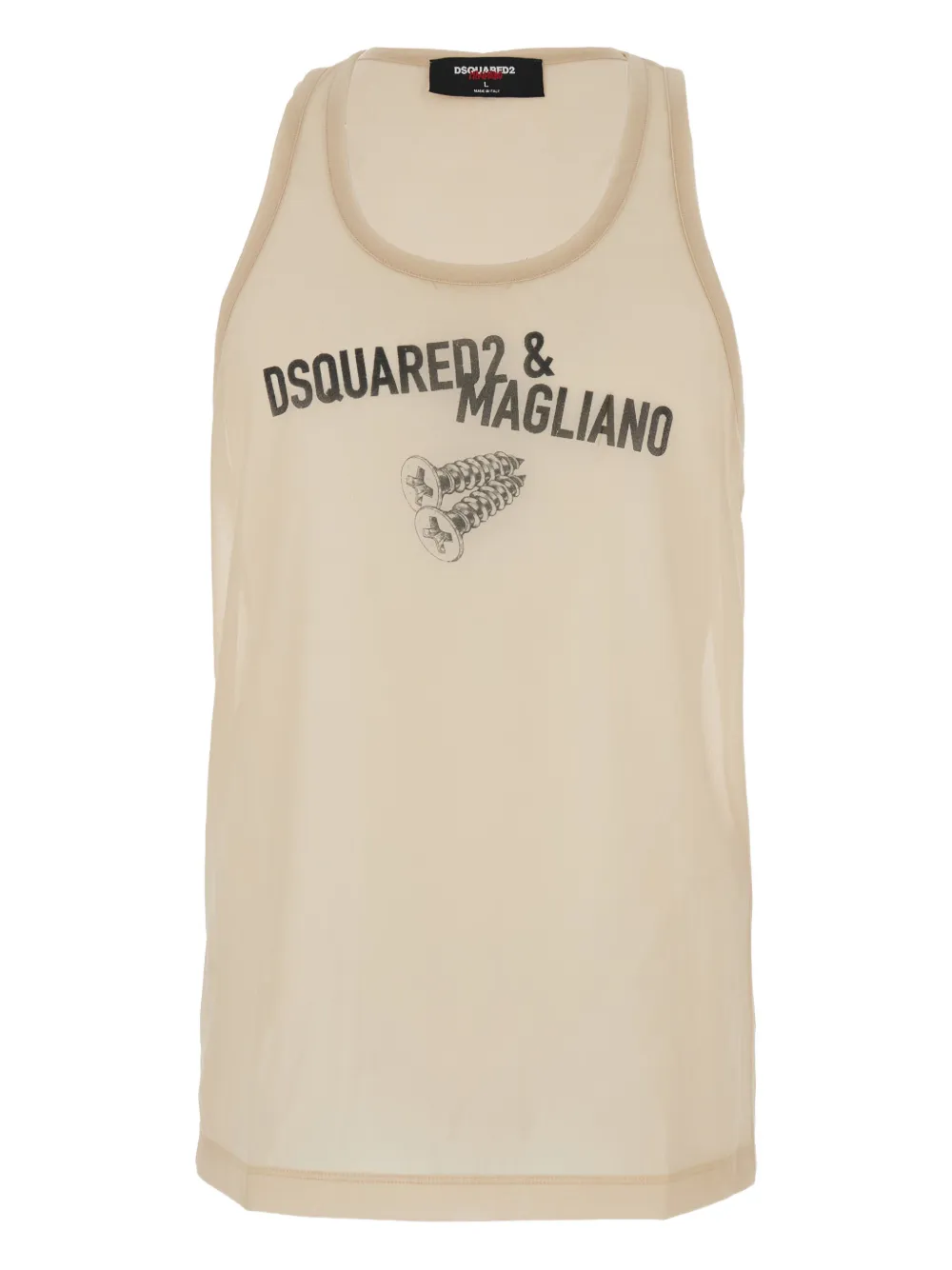 DSQUARED2 x Magliano sleeveless top | neutro | Image 1