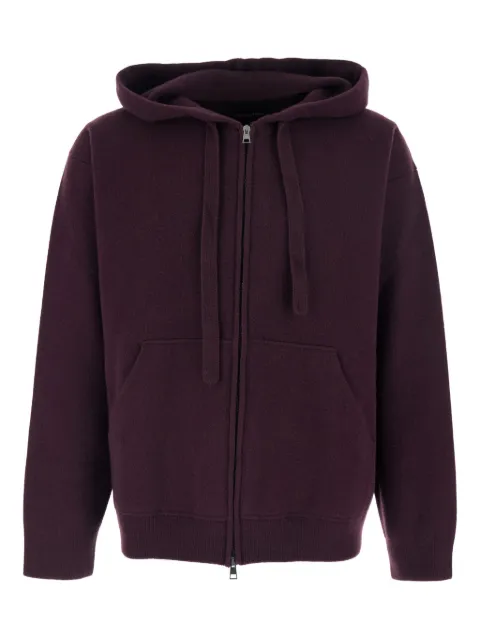 Roberto Collina drawstring hood wool sweatshirt