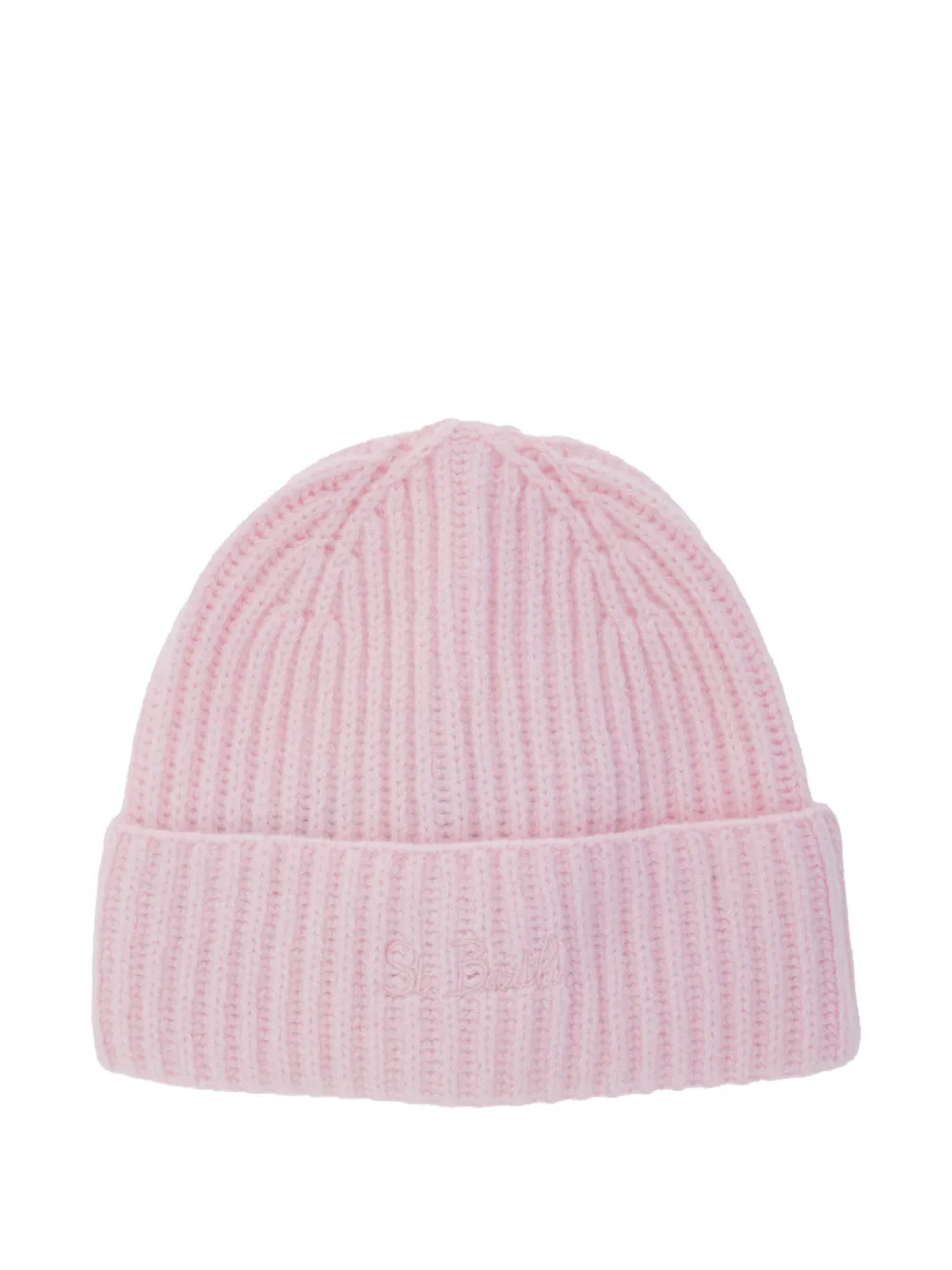 MC2 Saint Barth Kids Moss ribbed hat beanie - Rosa