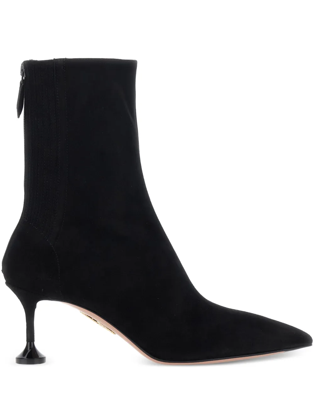 Aquazzura botas de gamuza con puntera en punta | negro | Image 1
