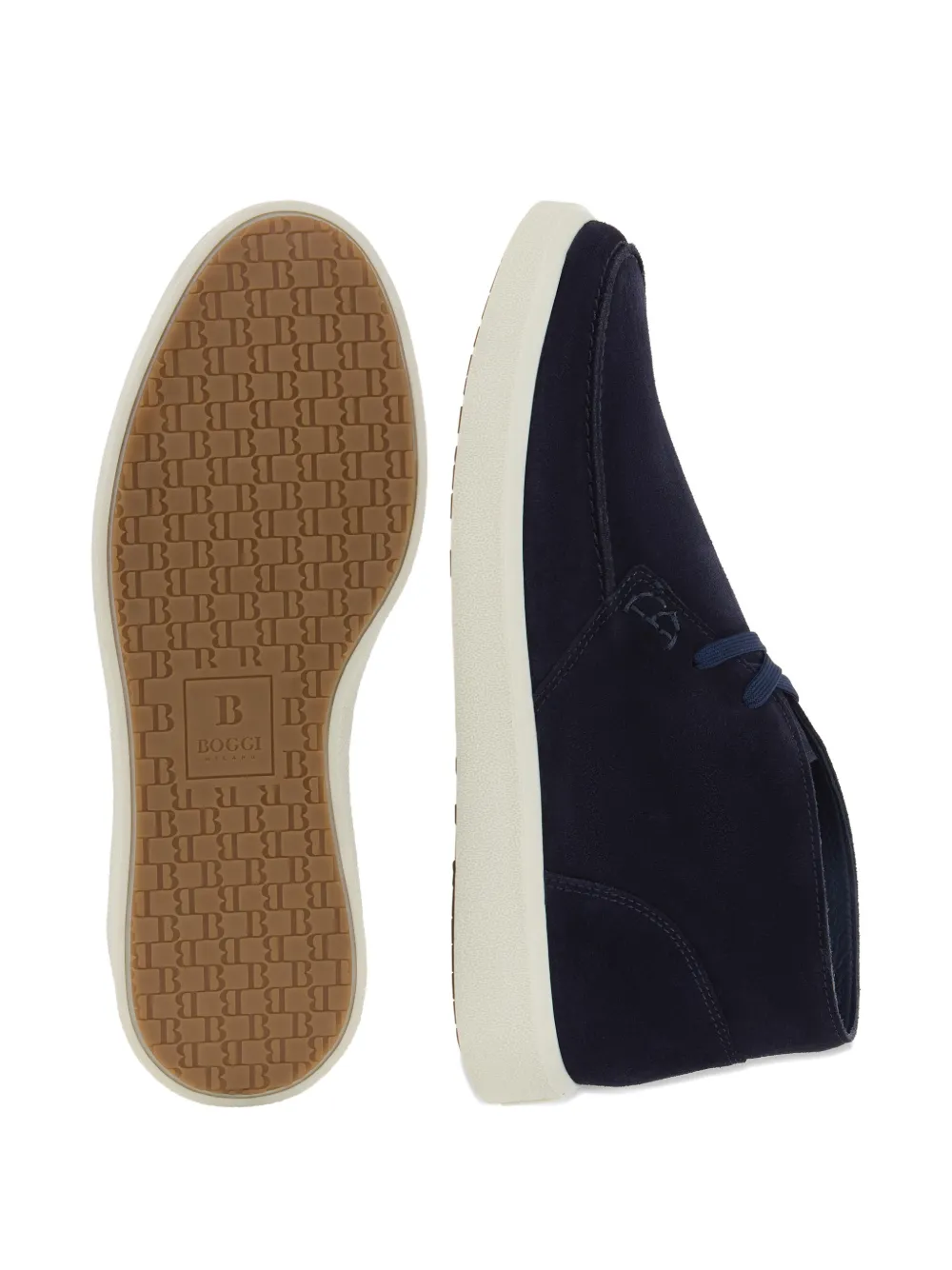 Boggi Milano Cirrus suède desert boots Blauw