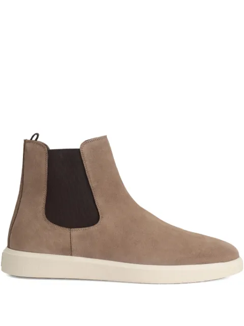 Boggi Milano Atlas suede chelsea boots