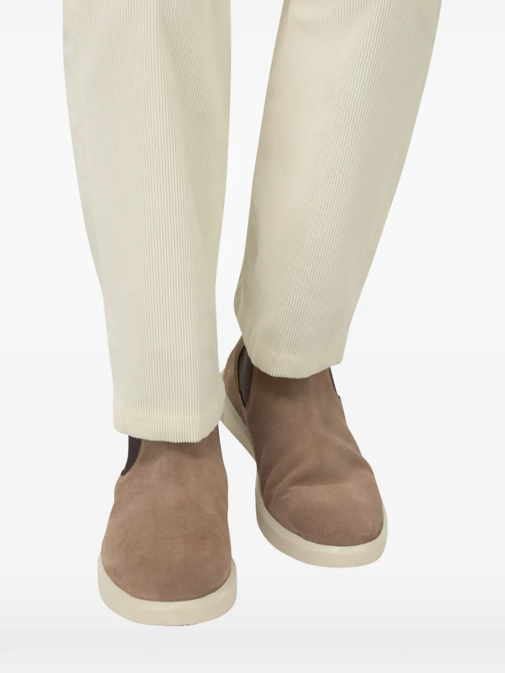 Boggi Milano Atlas suède Chelsea laarzen Bruin