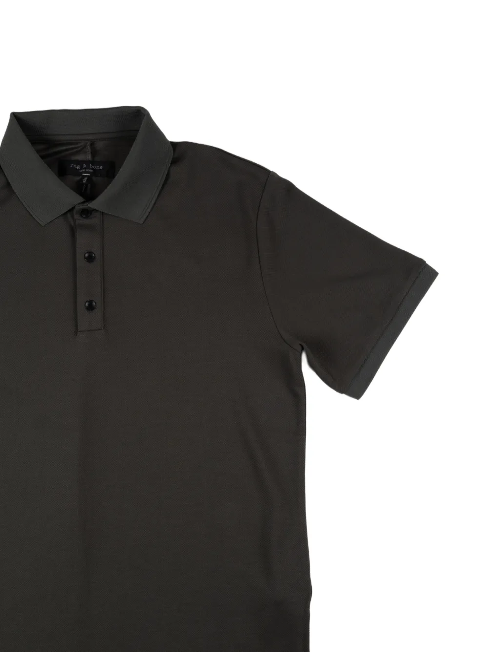  Rag & Bone Polo Con Cierre Con Botones - Gris 