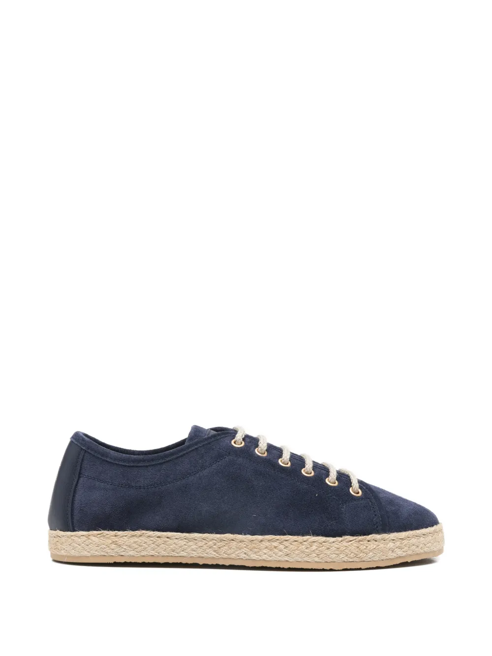 Brunello Cucinelli suede espadrilles Blauw
