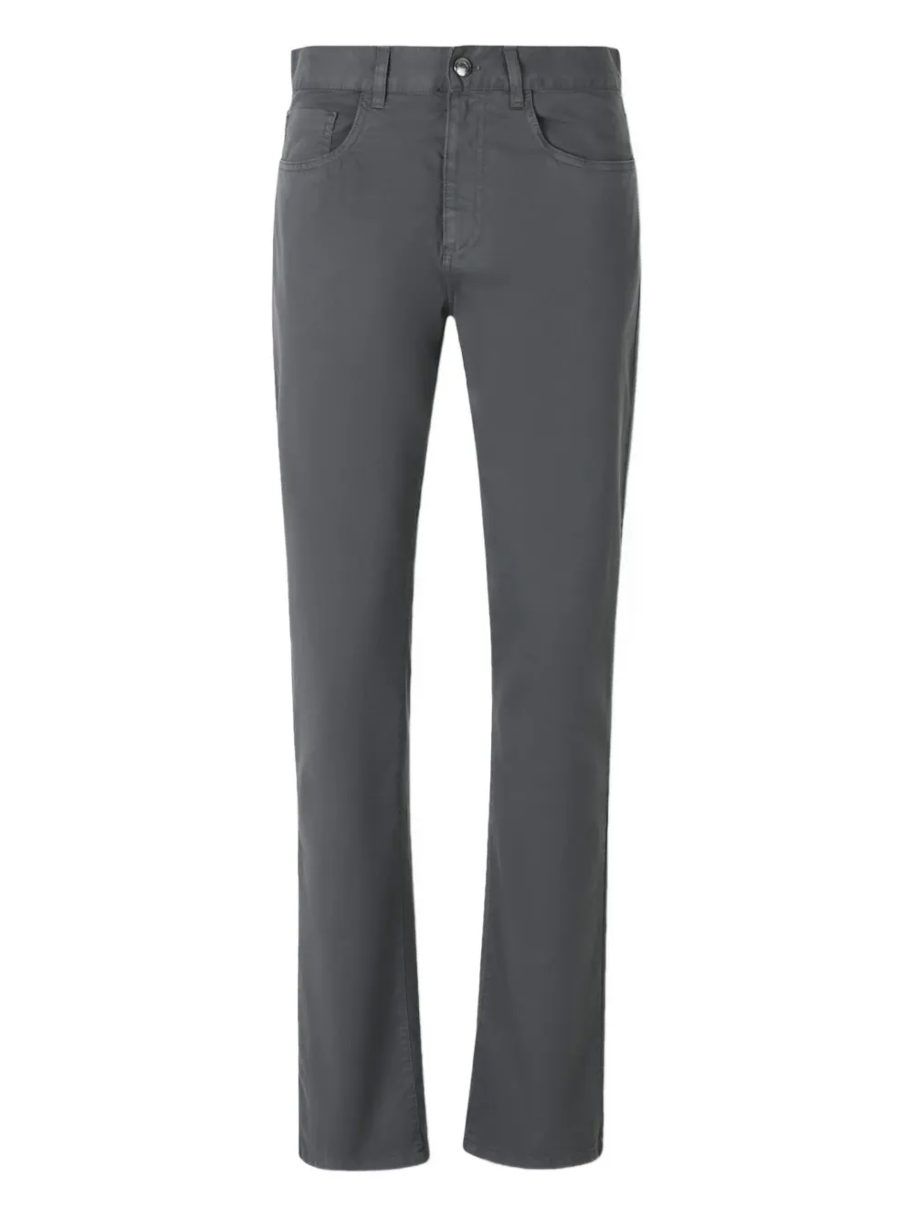 Canali tonal-stitching jeans - Grigio