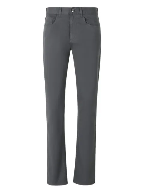 Canali tonal-stitching jeans