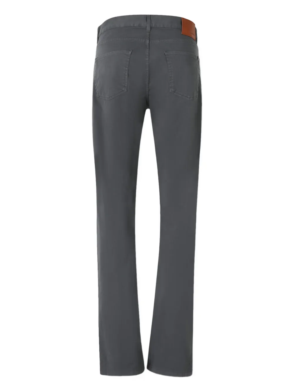 Canali Jeans met tonaal stiksel - Grijs