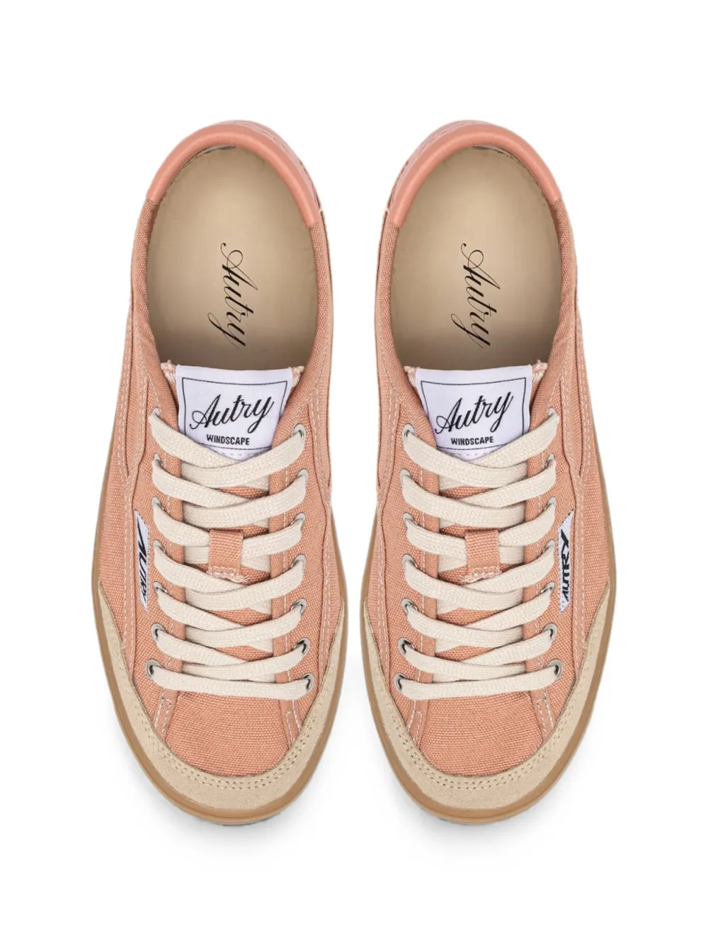 Autry Windscape panelled low-top sneakers Roze