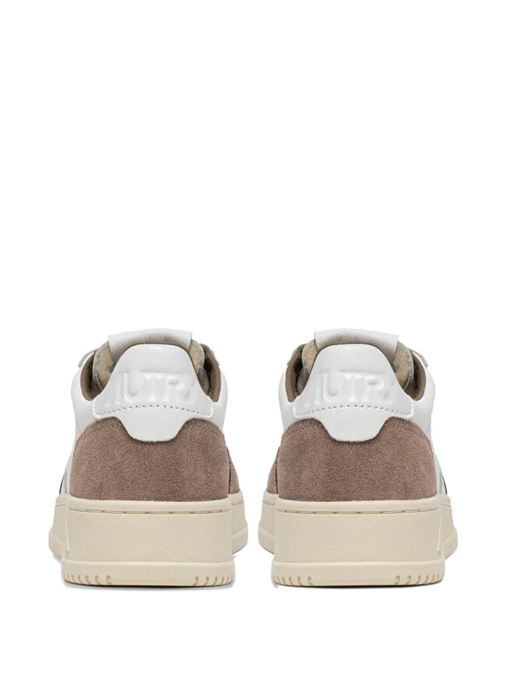 Autry Sneakers met suède vlakken Wit