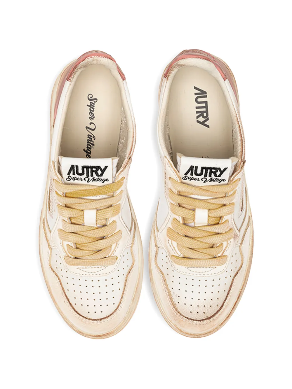 Autry Medalist Super Vintage leren sneakers Wit