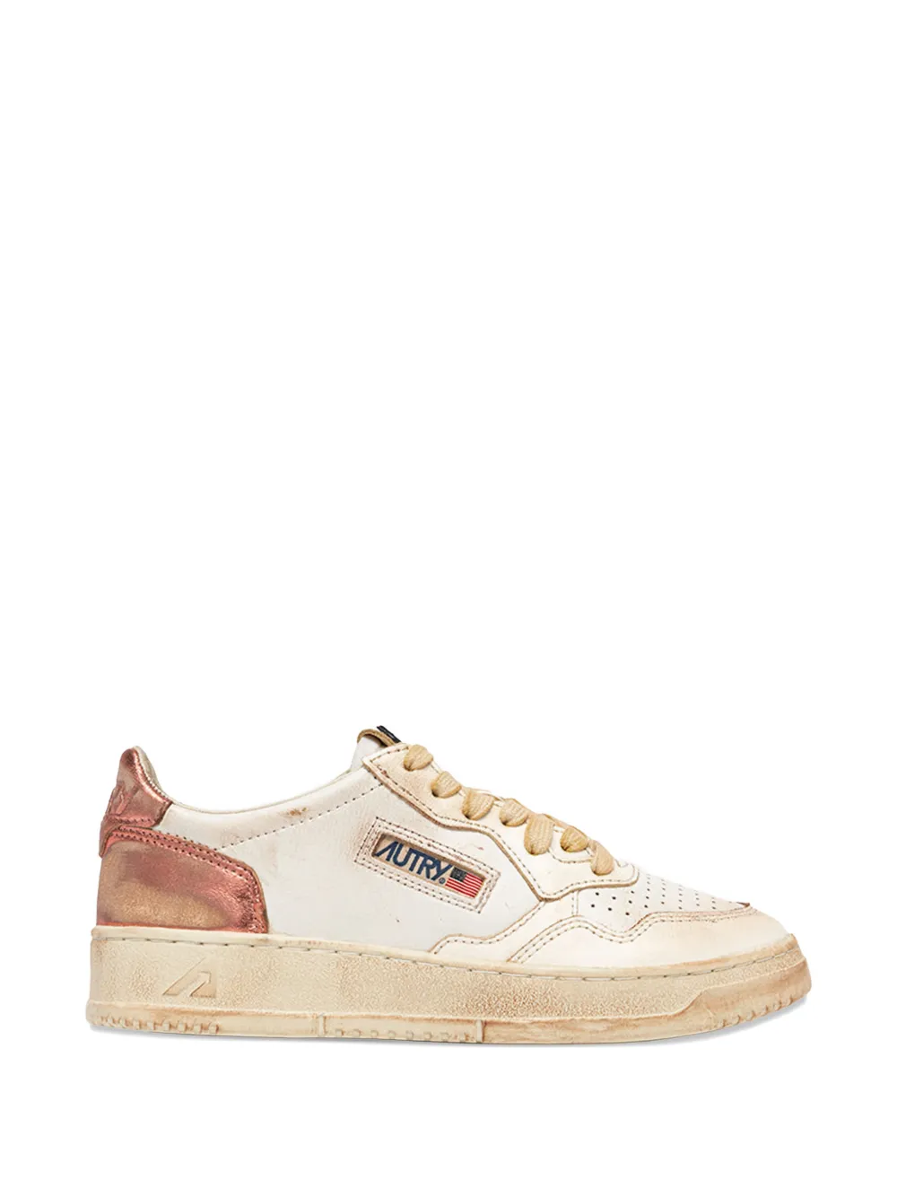 Autry Medalist Super Vintage leren sneakers Wit