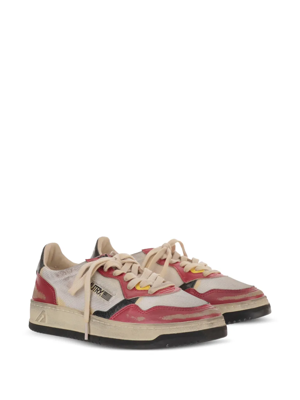 Autry Medalist Super Vintage leren sneakers Wit