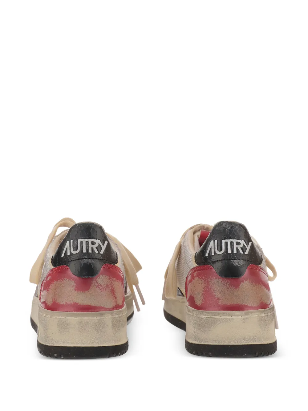Autry Medalist Super Vintage leren sneakers Wit