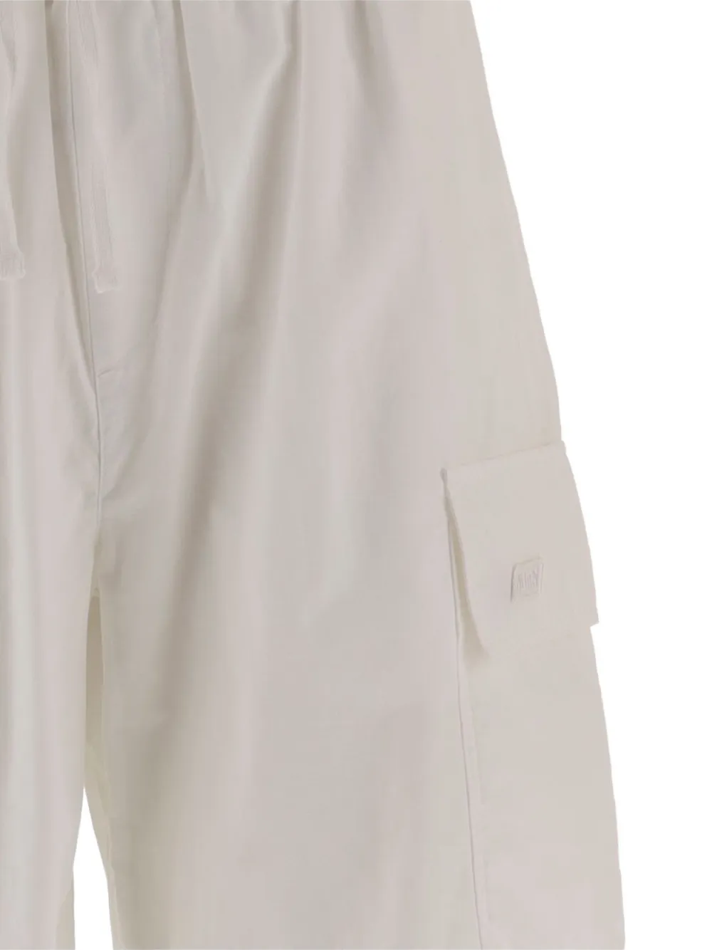  Autry Drawstring Cargo Shorts - White 