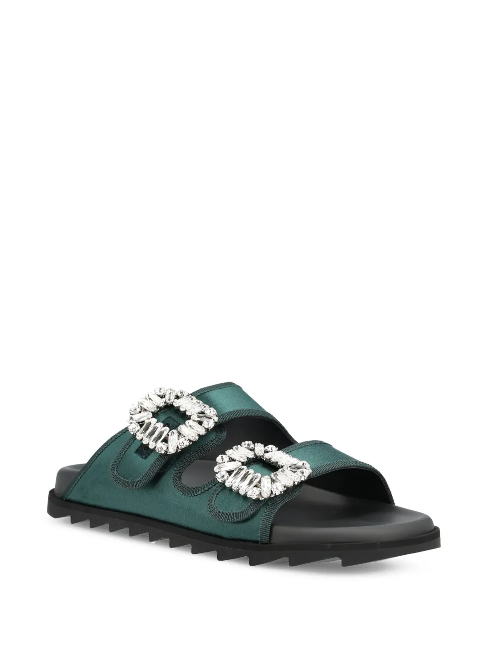 Roger Vivier Viv' buckle-embellished sandals | Flat Sandals | Image 2