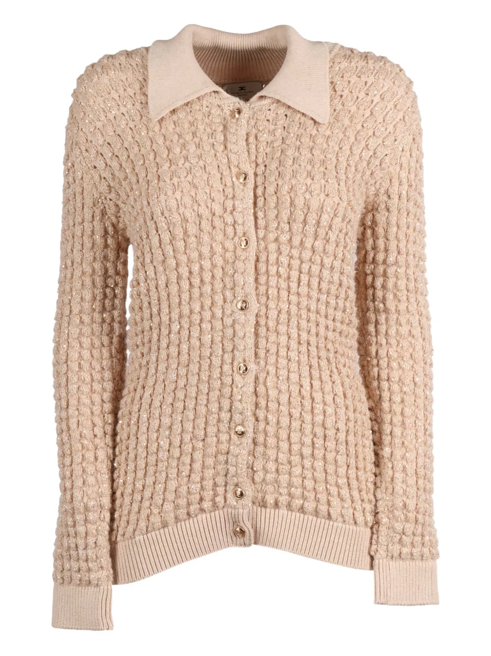 Elisabetta Franchi textured cardigan - Toni neutri