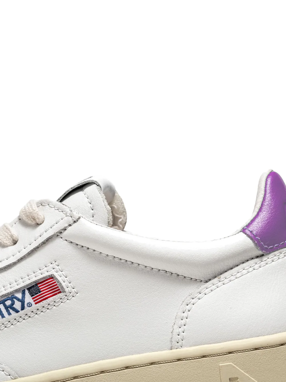 Autry Medalist Low leren sneakers Wit