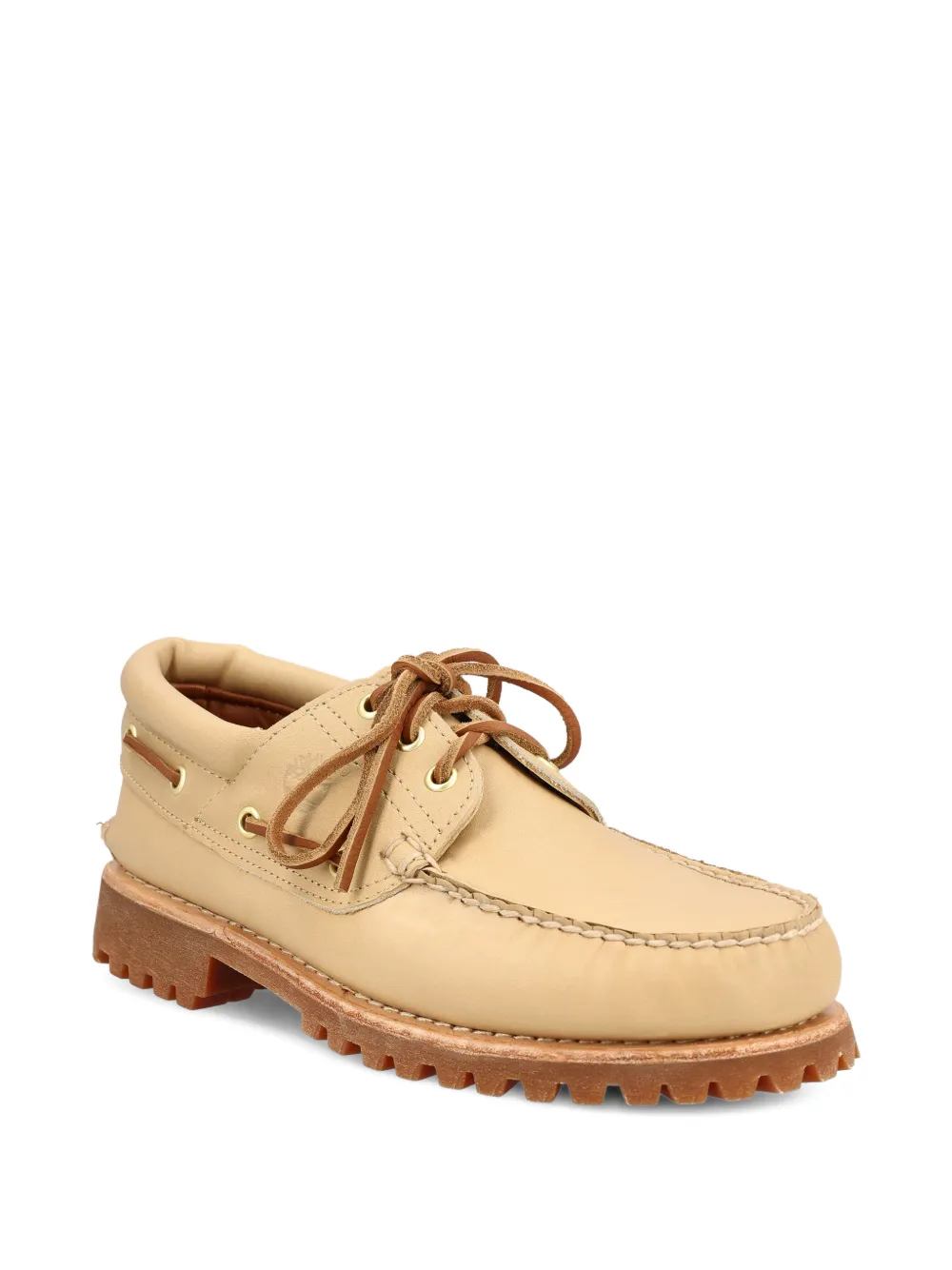 Timberland leather lace-up shoes - Beige
