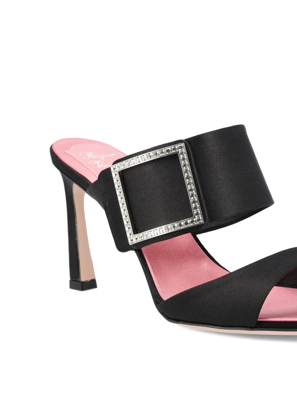 Trompette Embellished-Buckle Mules